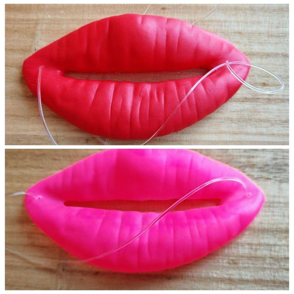 Thick Big Mouth Lips Props Prank Items Sausage Mouth Decor Big Lips Prank Toys April Fool's Day