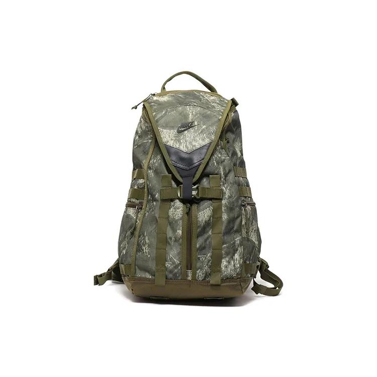 Nike Polyester Nylon Backpack Regular Unisex Army Green (Unisex) Backpacks BA6377 395