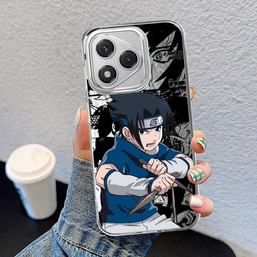 N-Narutos Sasukes Phone Case for Honor 200 Pro X8a X9c X9a 200 400 Lite X7b X9b X8b X8c Black Soft Shell