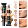 Long-Lasting Waterproof Concealer with Sponge Tip - Brightening Liquid Makeup