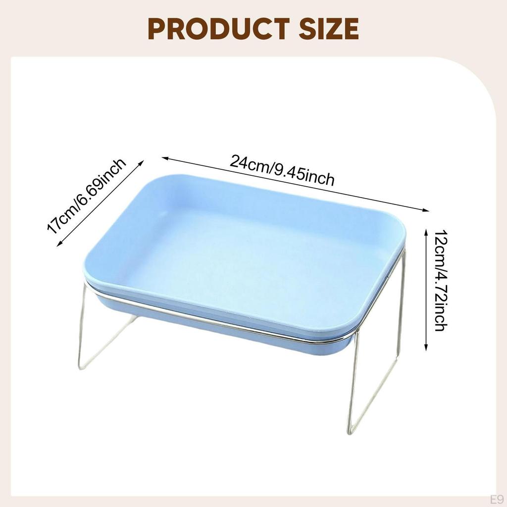 Bowl Easy to Clean Elevated Pet Feeder Raised Cat Food for Small Pets Little Dogs