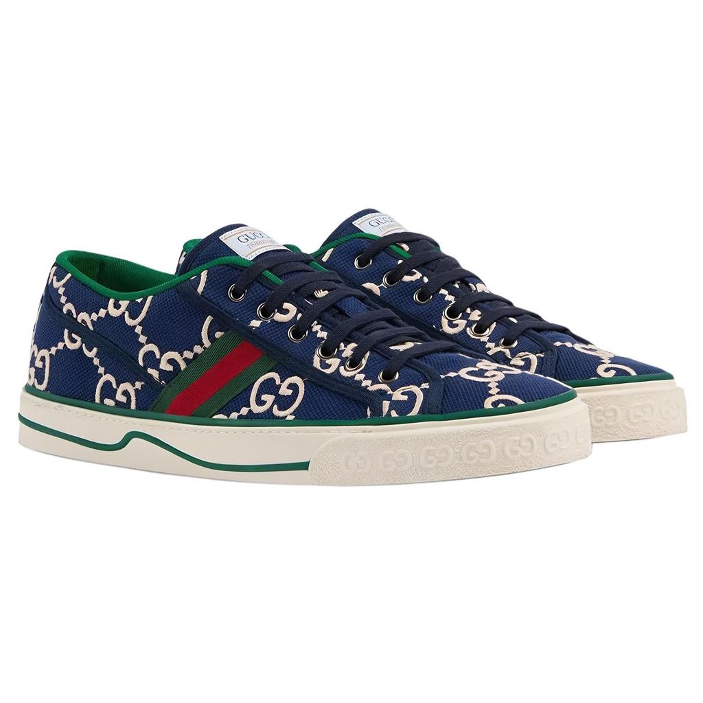 Gucci Теннис 1977 'Чернильно-синий' Женский 606110 H0G10 4370