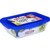 Boîtes de conservation rectangulaires - PYREX - Cook &amp; Go - Lot de 3 - Verre borosilicate - Couvercles étanches