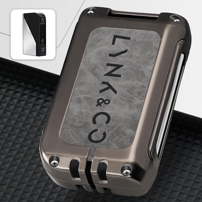 Lynk & Co 06 Key Case - 2021/2022 Model Metal High-End Men's Key Shell & Buckle