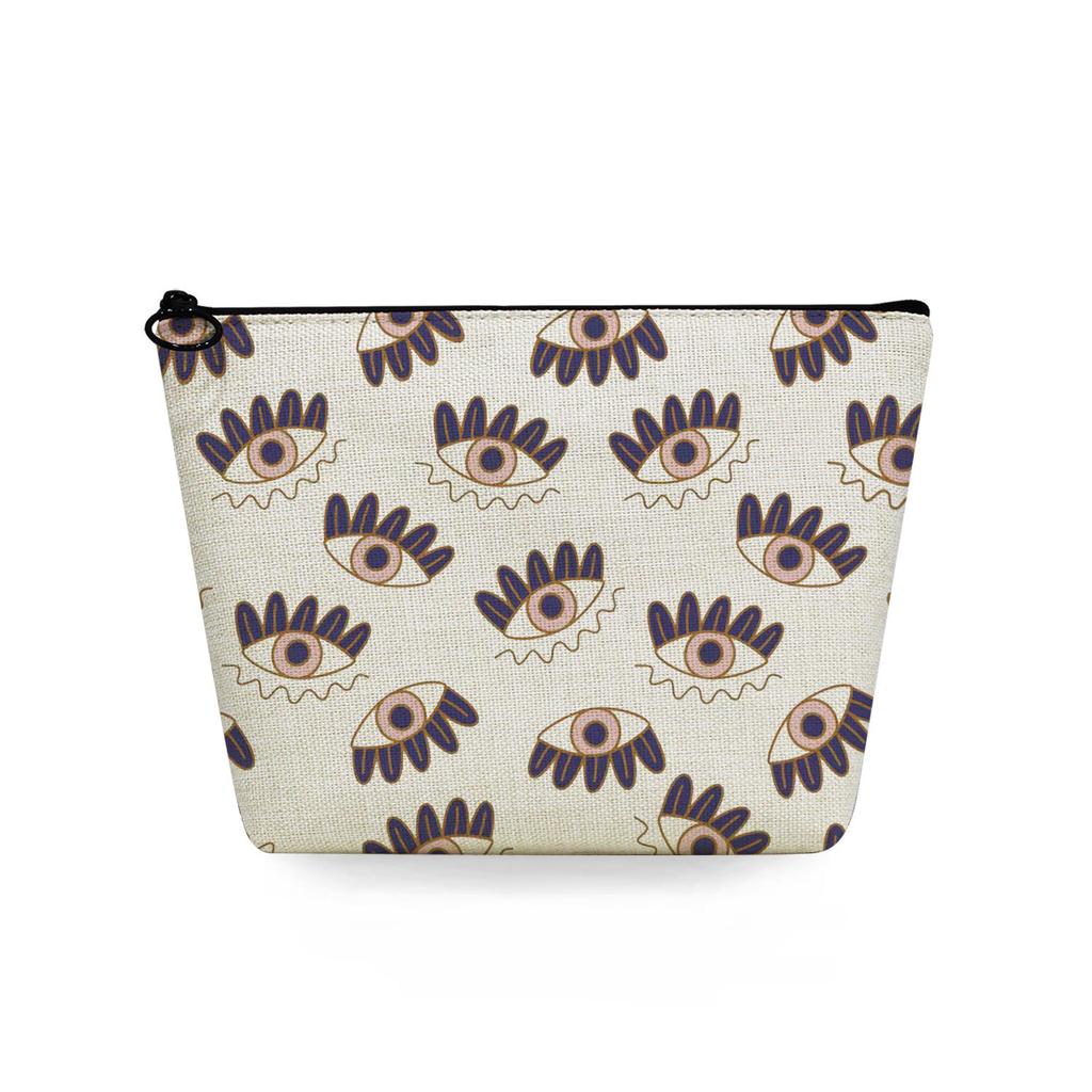 Женская косметичка с принтом глаз, для туалетных принадлежностей, органайзер для путешествий, 6769