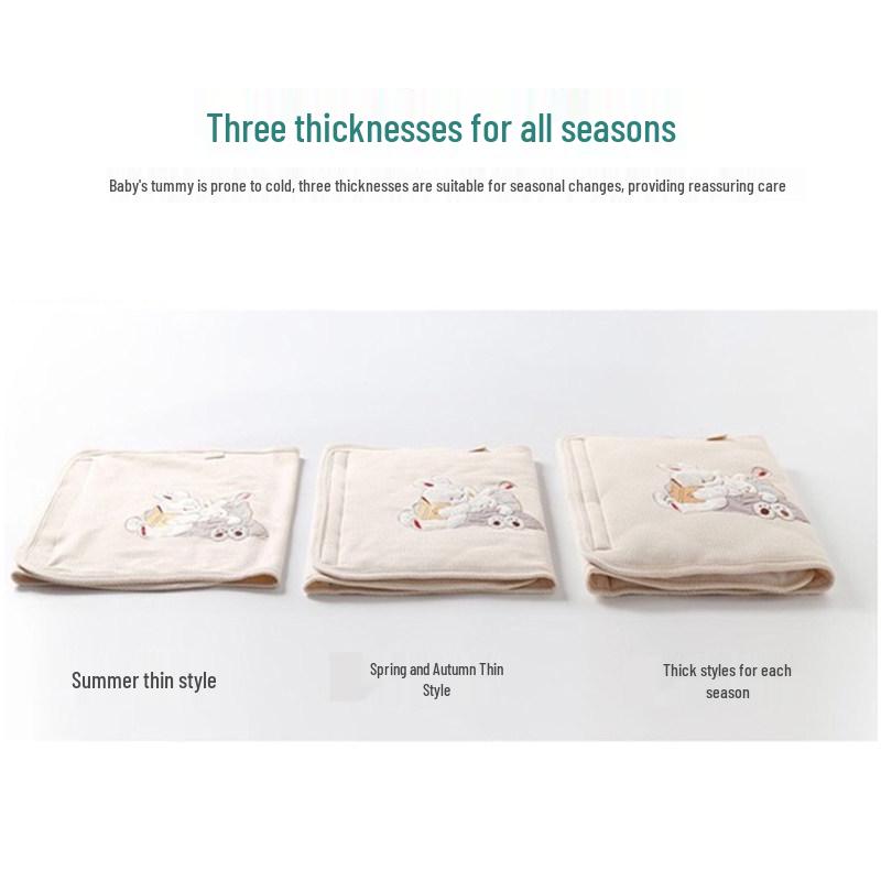 Toddler High-Waisted Belly Band: Infant Stomach Protector for Cold Navel Defense.