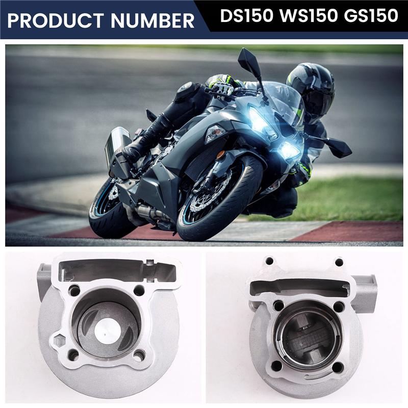 A13P Motorcycle Cylinder Set Engine Casing Accessories Cylinder Piston Ring Gasket Oil Seal Kit DS150 WS150 GS150 ATV150