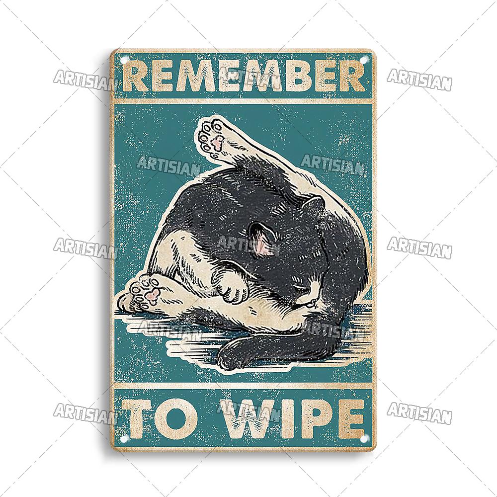 Артизан Кот Ретро Металлический Знак Забавный Питомец Винтажный Знак Декоративная Жестяная Табличка Гараж Бар Паб Клуб Кухня Дом Человек Пещера Настенный Декор