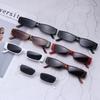Vintage Eyewear Trending Small Frame Retro Sun Glasses Narrow Sunglasses Small Rectangle Sunglasses