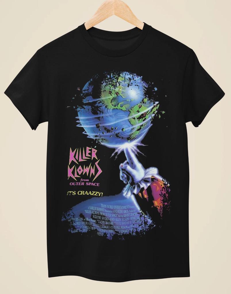 Killer Clowns from Outer Space - Movie Poster Inspired Unisex Black T-shirt
