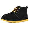 UGG Мужские замшевые теплые повседневные однотонные зимние ботинки Neumel, черные 3236-BKCN