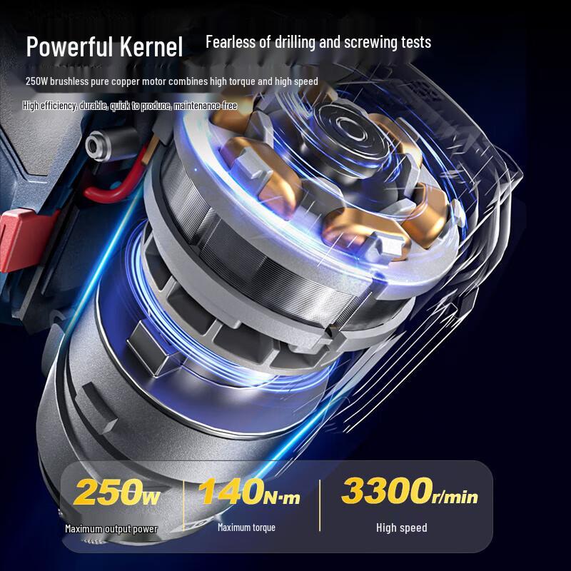 Dongcheng 12V Brushless Impact Driver Drill CN plug (adapter included)