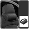 Slow Rebound Foam Neck Support Car Headrest Pillow, Memory Ergonomic for Shoulder Breathable Faux Leather Rest Support, Universal Vehicle Seat