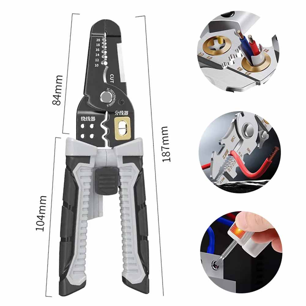 10 в 1 автоматический инструмент для зачистки проводов электрический инструмент для зачистки кабеля резак многофункциональный инструмент для зачистки и обжима клемм ручной инструмент