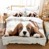 Cute Dog Bedding Set Single Twin Full Queen King Size Pet Dog Bed Set Aldult Kid Bedroom Duvetcover Sets 3D Print 030