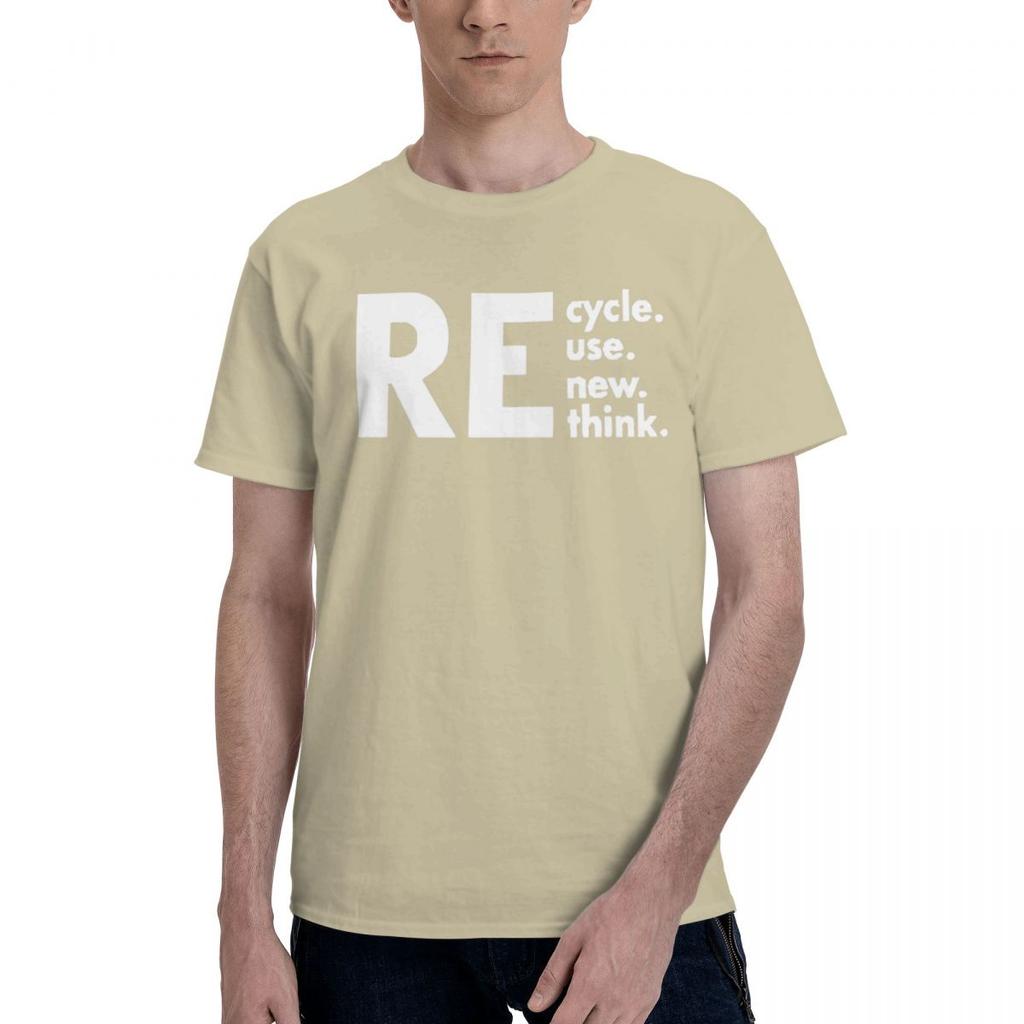 Walmart Recycle Renew Rethink 100 Cotton Casual Breathable Confortable Shirt Funny Mens TShirts Funny Gifts