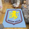 Коврик с узором Aston Villa для пола в гостиную или спальню. Мягкий и удобный ковер. Подарок на день рождения и праздник.