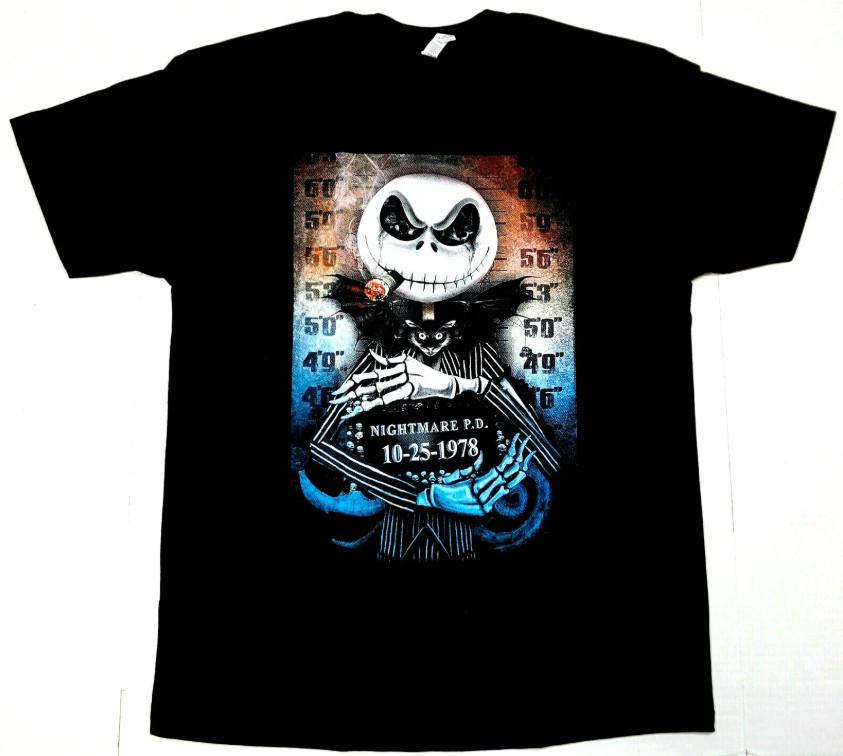 Nightmare Before Christmas Jack Skellington T-Shirt Halloween Unisex New
