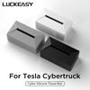 Для Tesla Cybertruck Автомобильная коробка для салфеток Подвесная на спинку сиденья Силиконовый держатель для салфеток Коробка с фиксирующим ремешком Аксессуары для интерьера автомобиля
