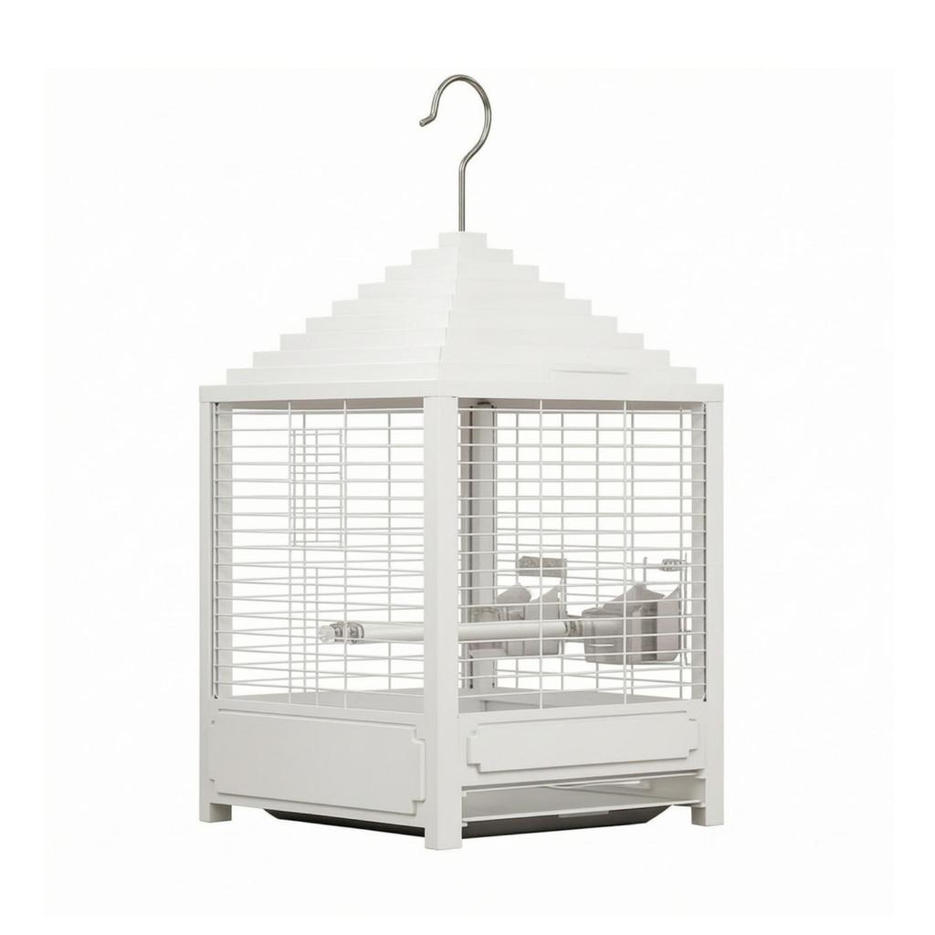 Bird Cage with Pull-out Tray Decorative for Balcony