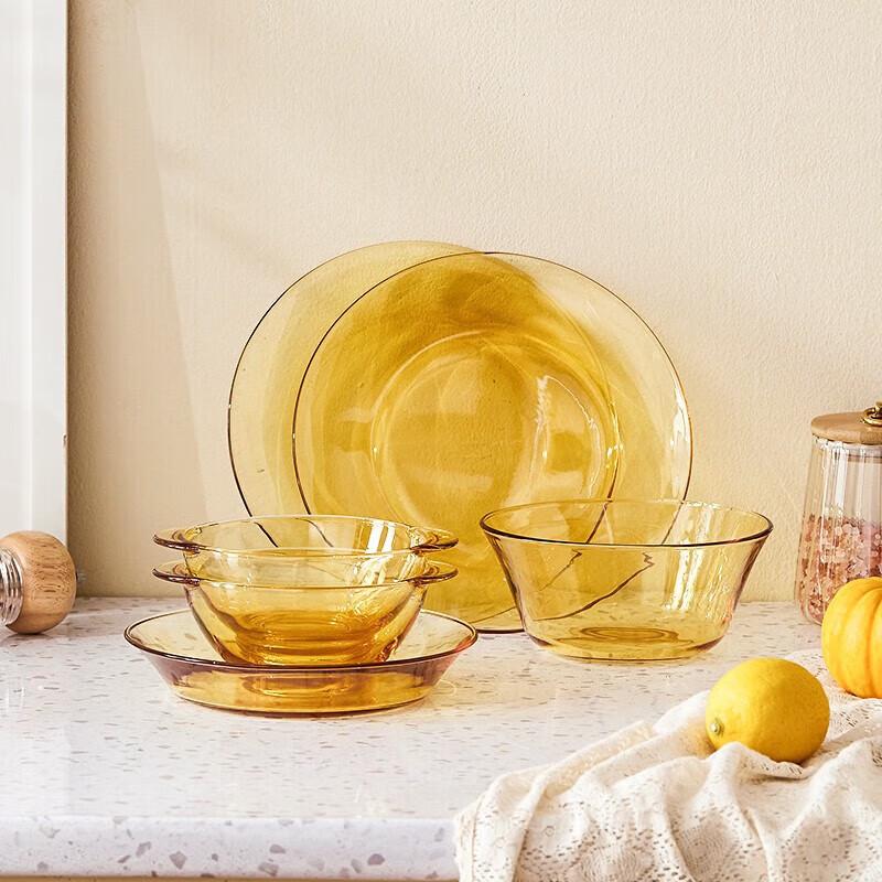 Набор посуды Corning VISIONS Amber Crystalline из 8 предметов