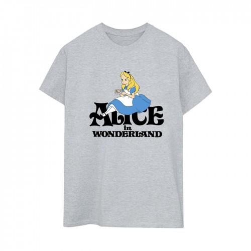 Disney Womens/Ladies Alice In Wonderland Tea Drinker Classic Cotton Boyfriend T-Shirt