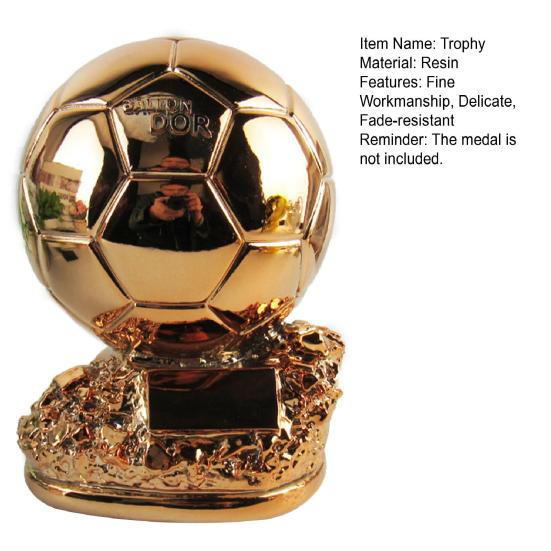 Прочная рука трофея Золотого шара шлифовка гладкой поверхности декоративной