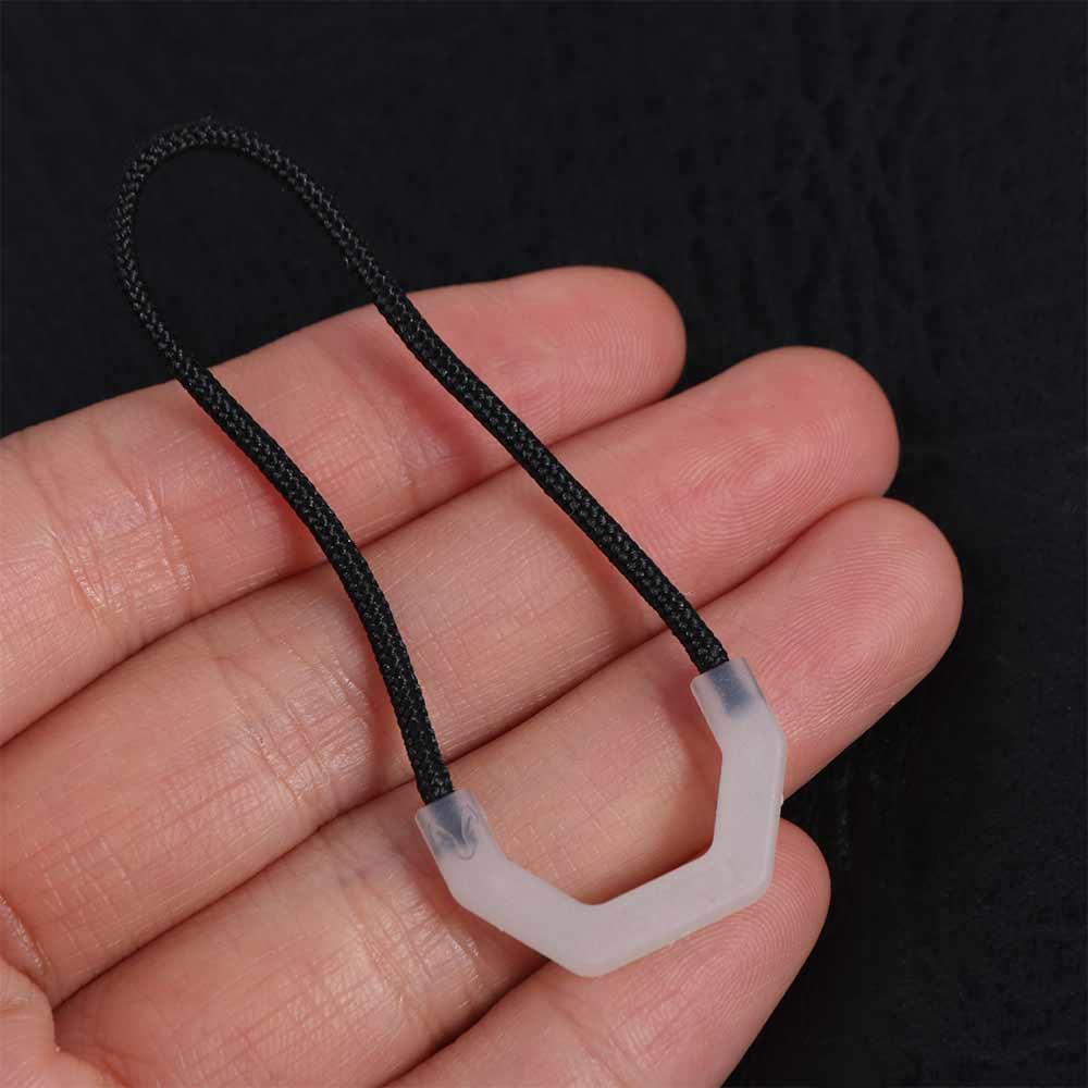 Светящаяся застежка-молния Хвостовая веревка U-образная светящаяся головка молнии Ремешок на молнии DIY Головка молнии