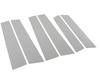 BRIGHTZ Stainless Steel Pillar Panels for RE Series Visors 1243 Ultra-Mirror CR-V (No Required) (6-Piece Set) [PIL-SIL-012]