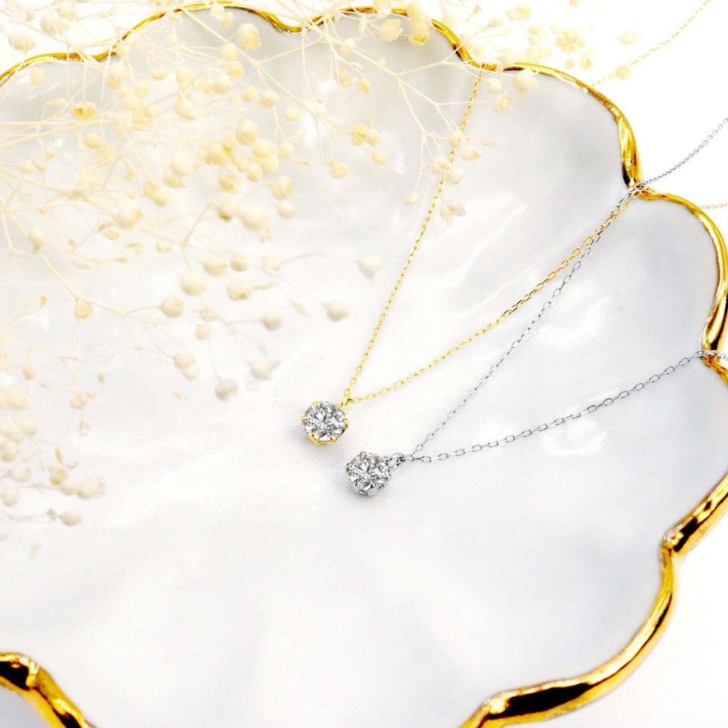 Ожерелье с бриллиантами из желтого золота K18YG PLATINUM Коллекция Platinum [Lara Christie] 0,3 карата lp51-0008-yg