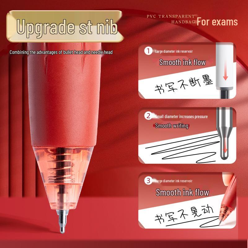 Бесшумная быстросохнущая гелевая ручка для подготовки к экзаменам