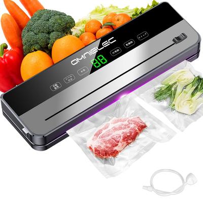 OMNIELEC Вакуумная упаковка Вакуум Вакуум Вакуум Вакуум 80kPa Сильный для влажных и сухих продуктов Никаких специальных пакетов для хранения Высокая свежесть продуктов Вакуумная упаковка Главная