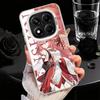 Мягкий чехол для телефона Genshin Impact Anime для Xiaomi Redmi Note 13 14 15 Pro Plus 12S 12 11S 11 11T 10S 10 Ударопрочная задняя крышка