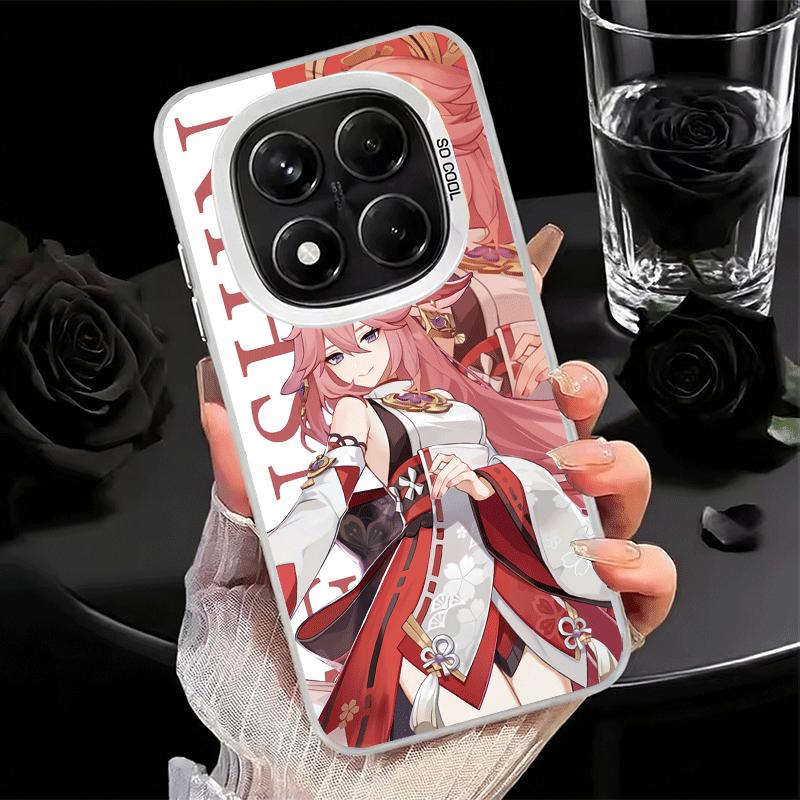 Мягкий чехол для телефона Genshin Impact Anime для Xiaomi Redmi Note 13 14 15 Pro Plus 12S 12 11S 11 11T 10S 10 Ударопрочная задняя крышка