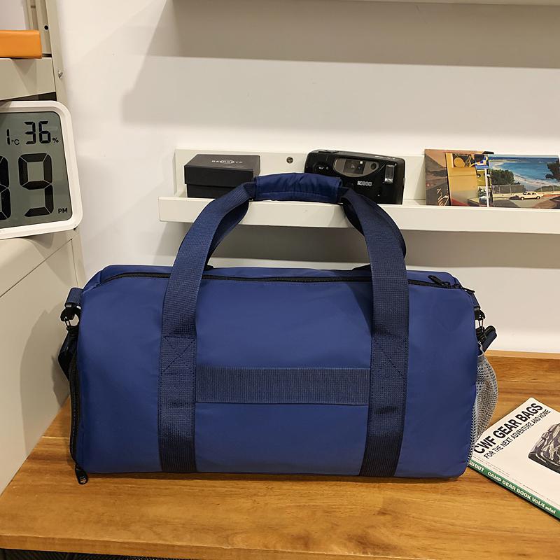 Travel Bag Large Capacity Fitness Travel Bag Sports Luggage Bag Separation Shoes Bags Dry Wet Separation Student Storage Bag