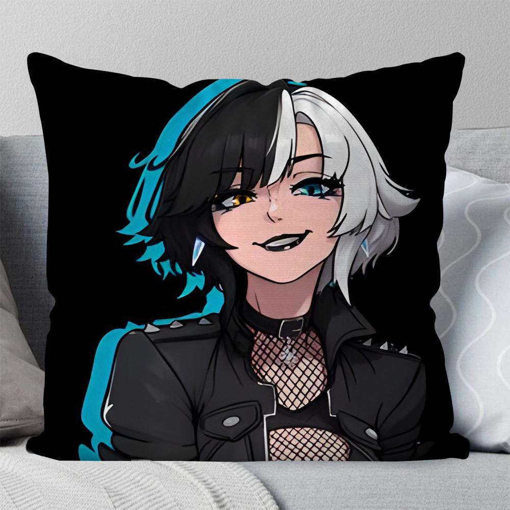 Луна S-Снежная Игра М-Marvel Rivals Наволочка Квадратная Подушка Спальня Диван Отдых Комфорт Подушка Гостиная Домашнее Украшение 40X40