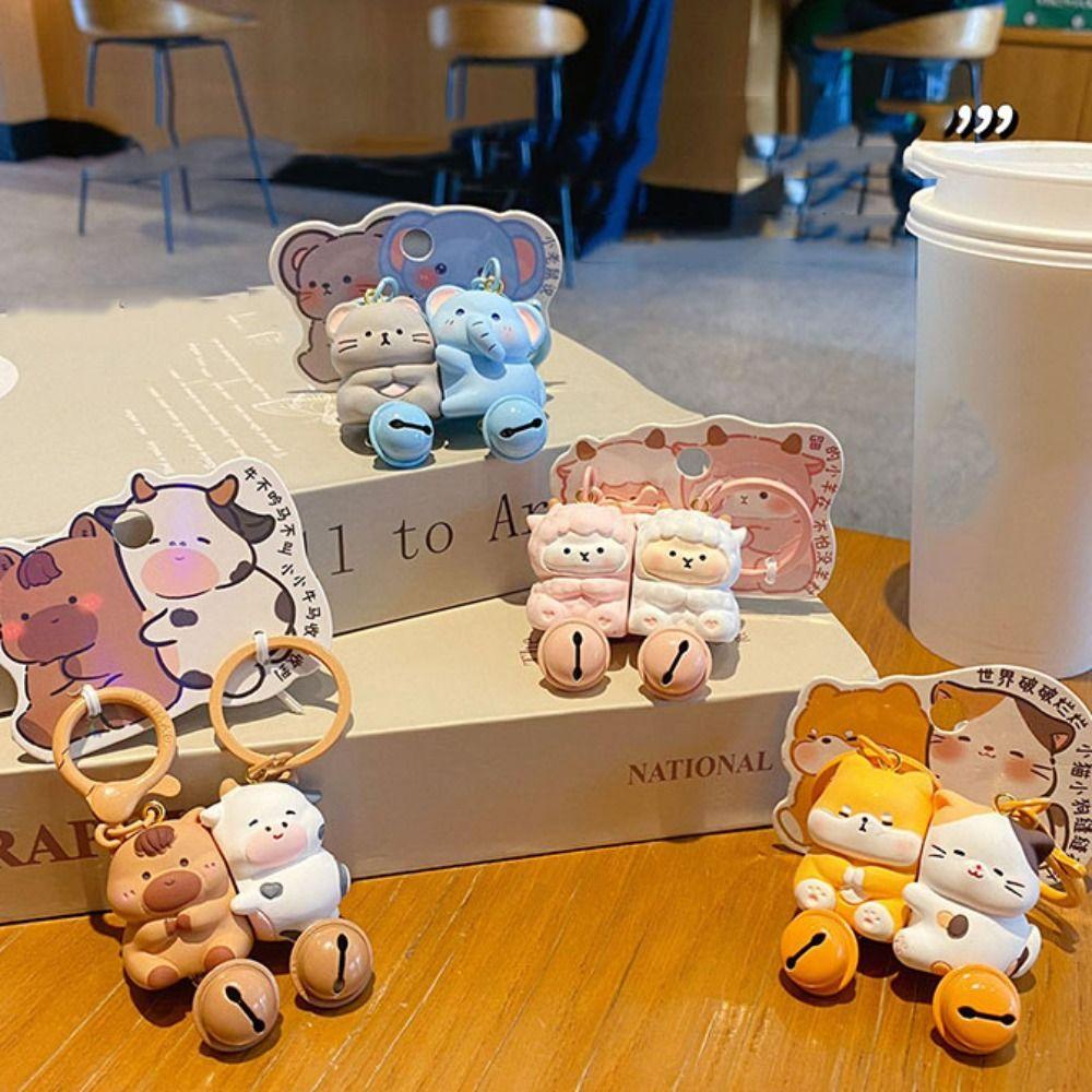 Stylish Design Pet CP Magnetic Suction Pendant Hanging Chain Resin Doll Bag Charm Couple Gift