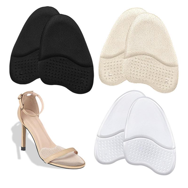 Невидимая гелевая подушечка для передней части стопы - Нескользящая, амортизирующая полустелька для высоких каблуков