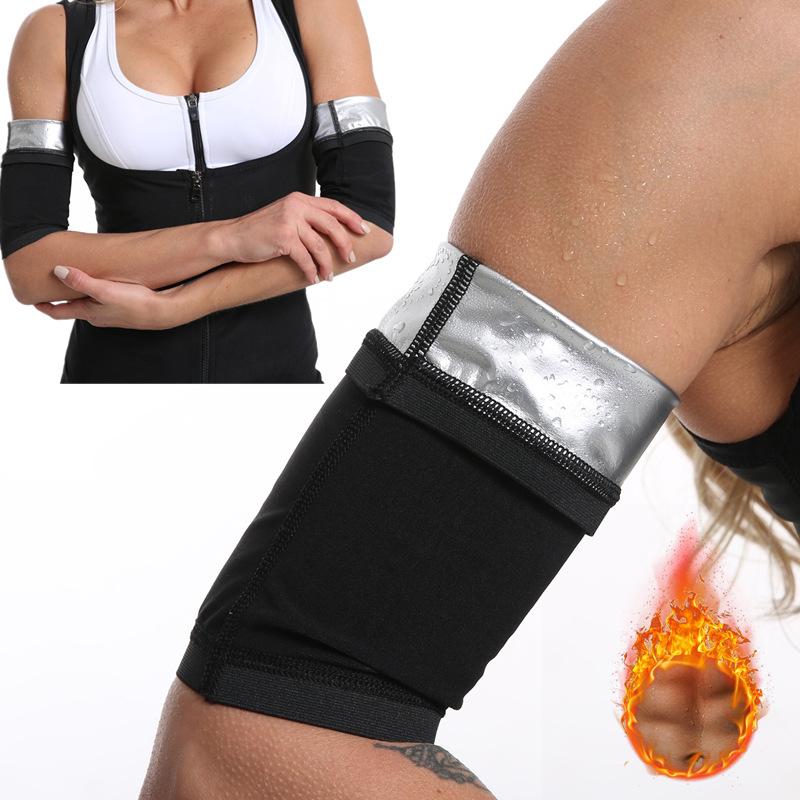 2 PCS Women Weight Loss Arm Shaper Cellulite Slimming Wrap Belt Band Face Lift Tool Arm Sleeves Women Slimmer Shaperwear