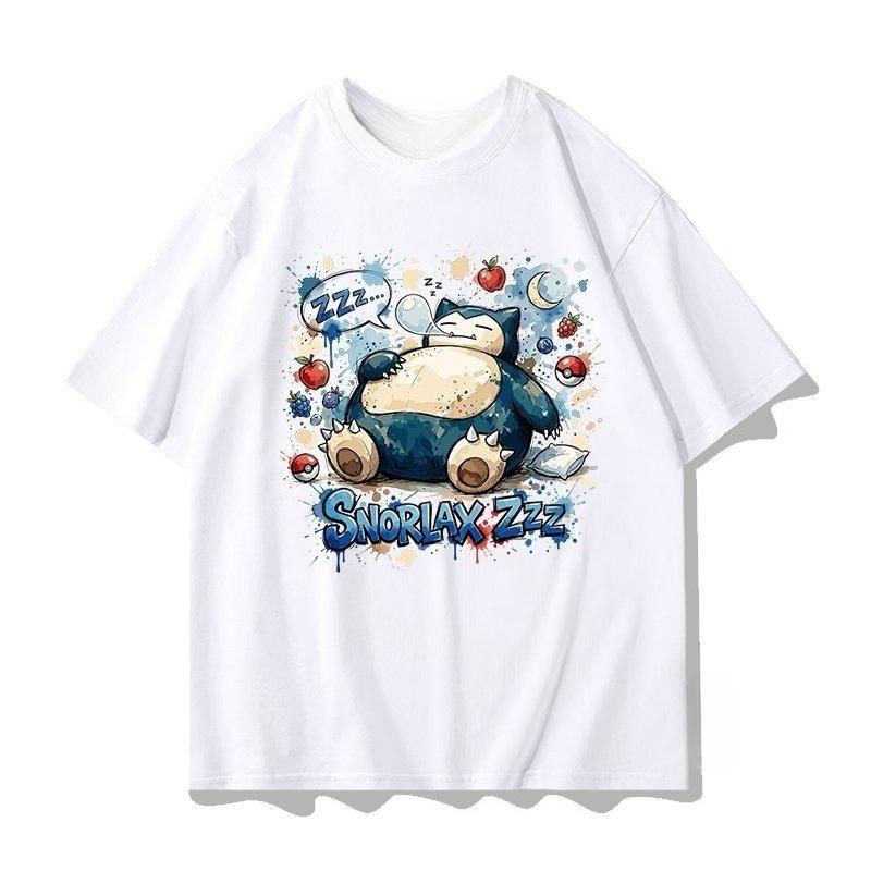 New Summer Pokmon Tshirt Casual Printed Shortsleeved Shirt Fashionable Street Style Top Suitable For Both Unisex And Unisex