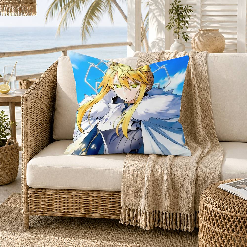 Сейбер Артория Пендрагон Fate Grand Order FGO Наволочка для Дивана Гостиной Домашнего Офиса Декор Защитный Чехол
