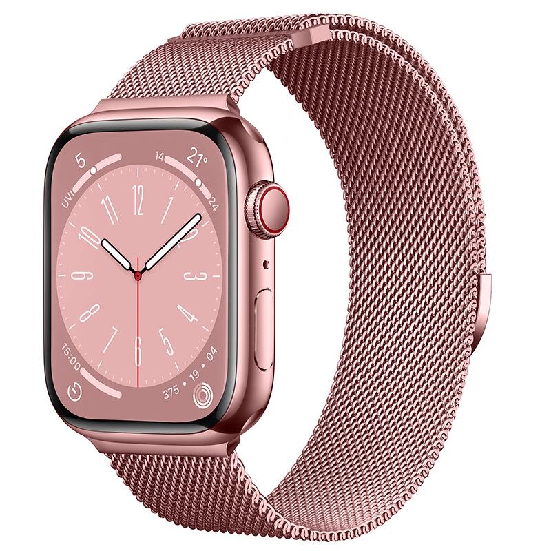 Миланский Магнитный Стальной Ремешок для Apple Watch Ultra/iWatch 10