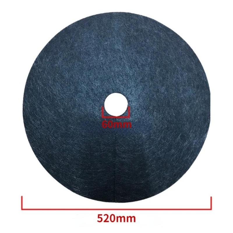 5 шт. нетканого мульчирующего кольца для деревьев, барьер для прополки, круглый защитный коврик для защиты растений, покрытие для садоводства против травы