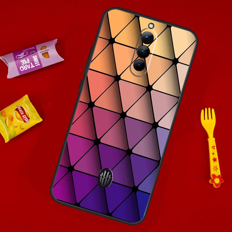 Геометрический абстрактный кристальный чехол для ZTE Nubia Red Magic 8S 9S 10S 8 9 10 11 Pro Plus 6 7 6S 7S Pro 6R 5G 10 Air