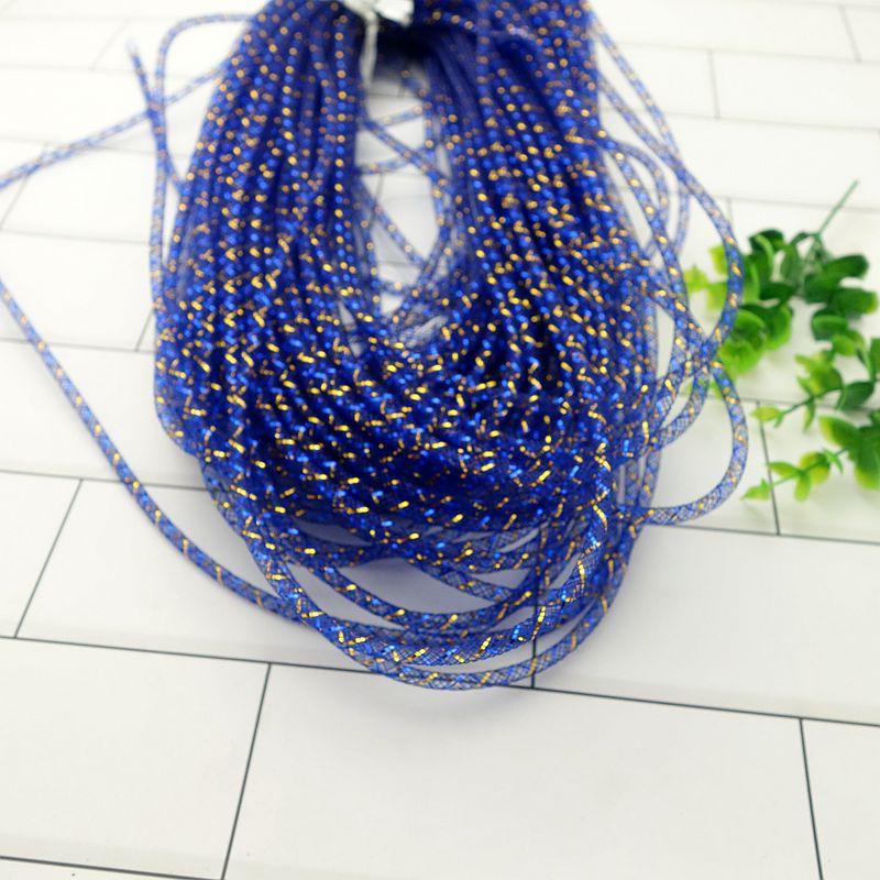 10 м Цветная сетчатая трубка-веревка 4 мм 8 мм Сетчатая трубчатая кринолиновая трубка Свадебное платье Юбка Одежда Сетка Сделай сам Изготовление Ремесленные аксессуары