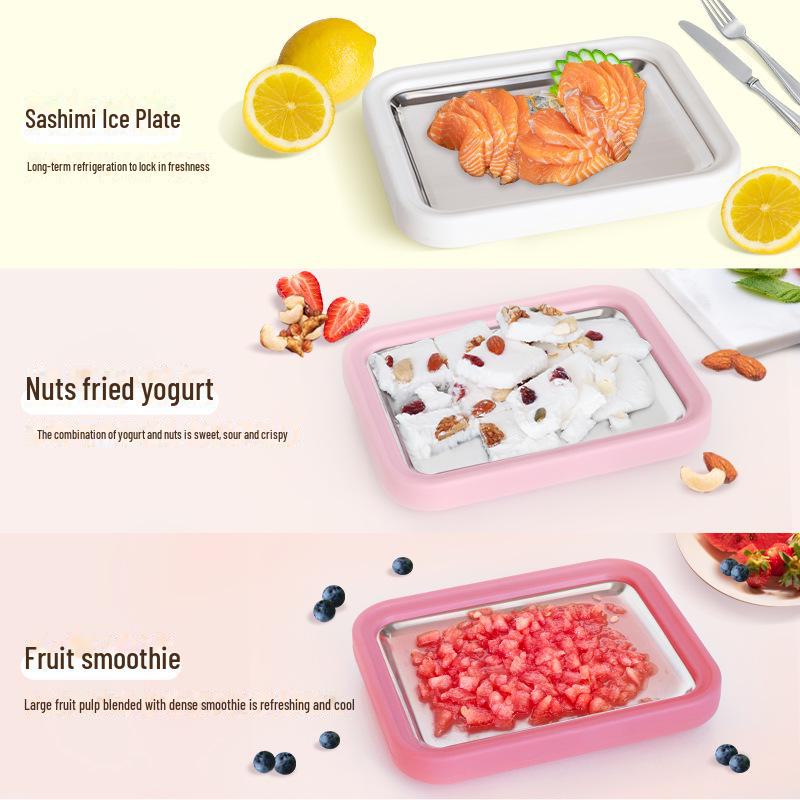 Бытовая машина для приготовления жареного льда и йогурта своими руками — компактный, не требующий подключения летний подарок для детей