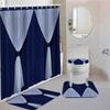 Водонепроницаемая занавеска для душа с 12 крючками, чехлы для унитазов, сиденья, коврики для ванной для ванной комнаты, нескользящий коврик, ковер, занавеска для окон