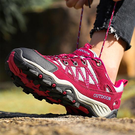 Большие уличные походные ботинки для пар, спортивная обувь для весны и лета, мужская и женская обувь из сетчатой ткани с защитой от скольжения для путешествий и бездорожья