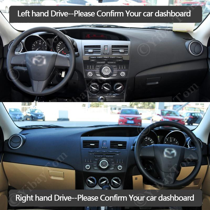 Car Dashboard Cover Dash Protect Mat Pad For Mazda 3 Axela 2009 2010 2011 2012 2013 Sunshade Dashmat Carpet Rug Car Accessories
