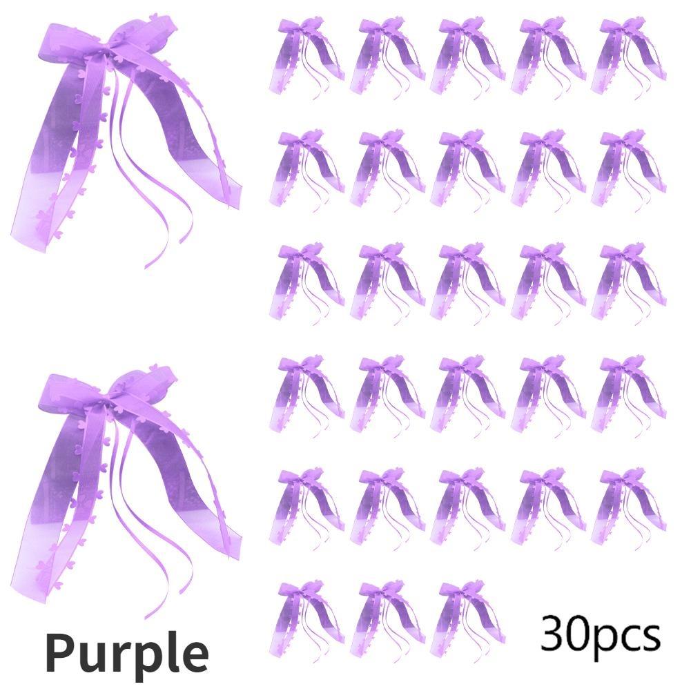 30 шт./лот свадебные банты ленты банты DIY автомобили стулья украшения вечерние праздник свадебные украшения